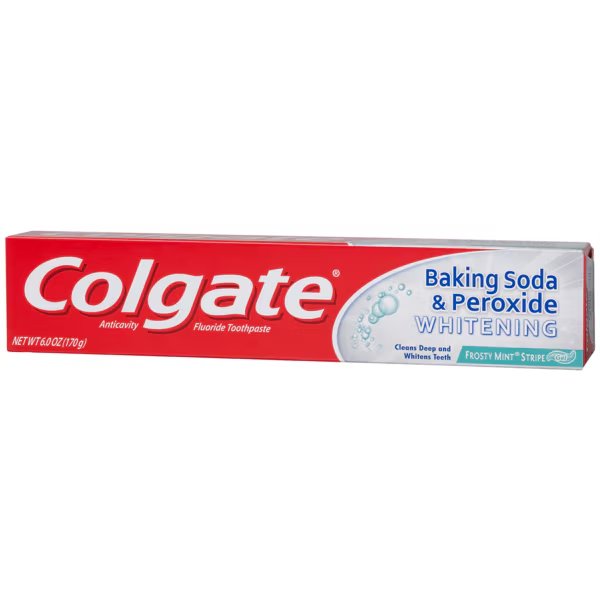 Baking Soda & Peroxide Whitening Frosty Mint Toothpaste 6 oz., PK24, Colgate, Mfr#: 151089